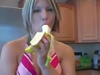 Paige hilton tasty banana teasing