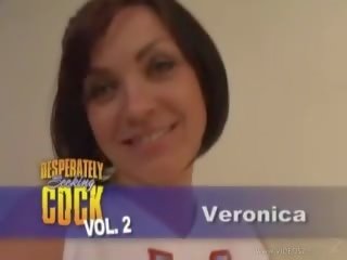 Veronica räv cheering för hård fan