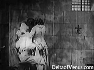 Antique français cochon film 1920 - bastille jour