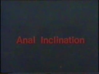 Cc anāls inclination